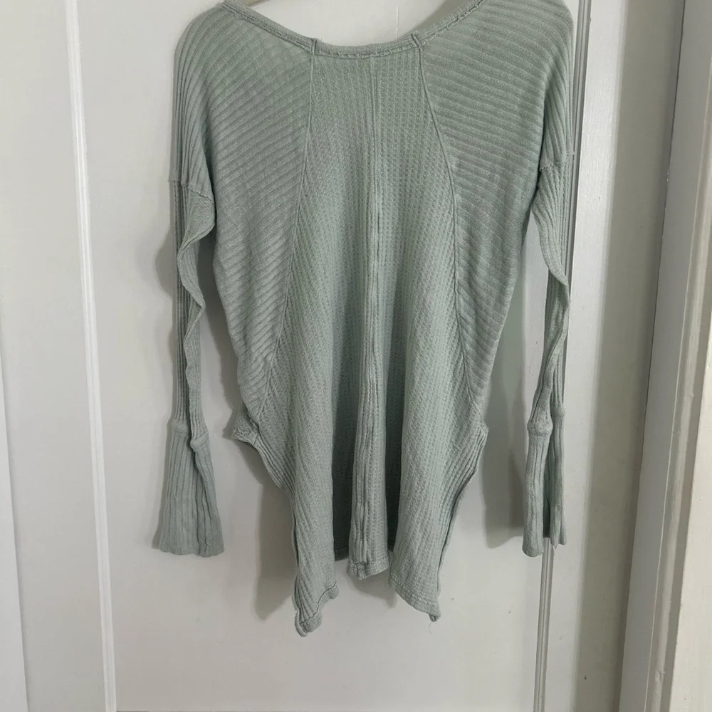 Free People Seafoam Long Sleeve Top - Picture 4 of 5